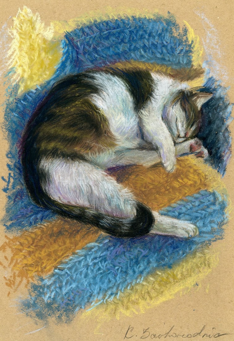 Katerina Zavgorodnya (Ukraine,20/21C) pastel painting (1 of 12)