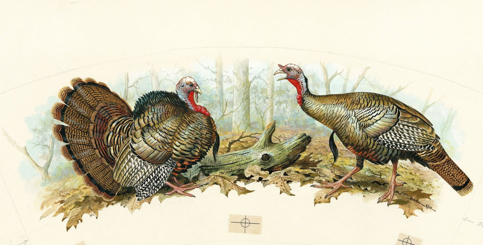 Basil Rashley Ede (DC,PA,UK,1931-2016) gouache painting (1 of 13)