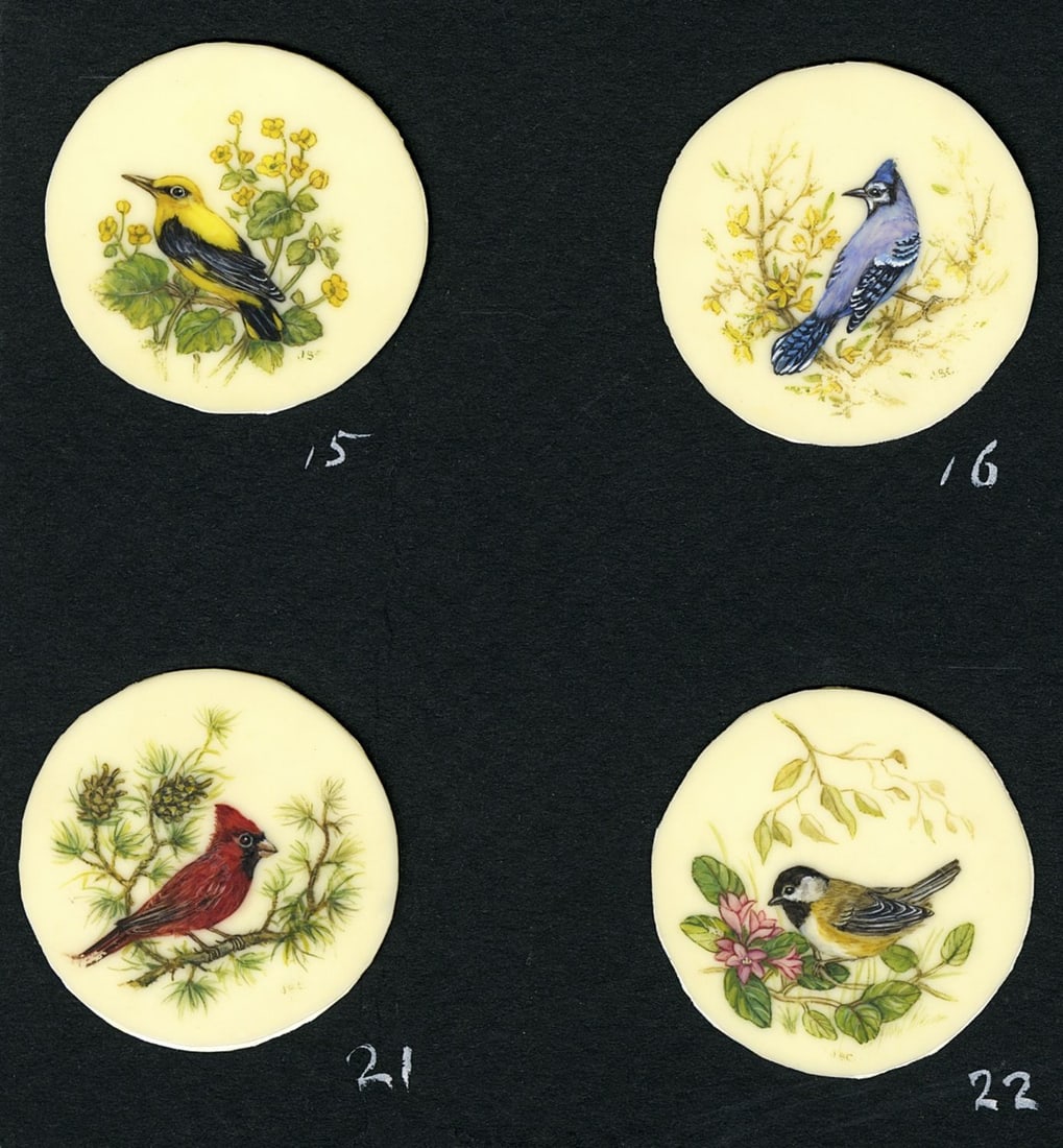 Joan B Campbell (UK,20C) gouache painting (1 of 12)