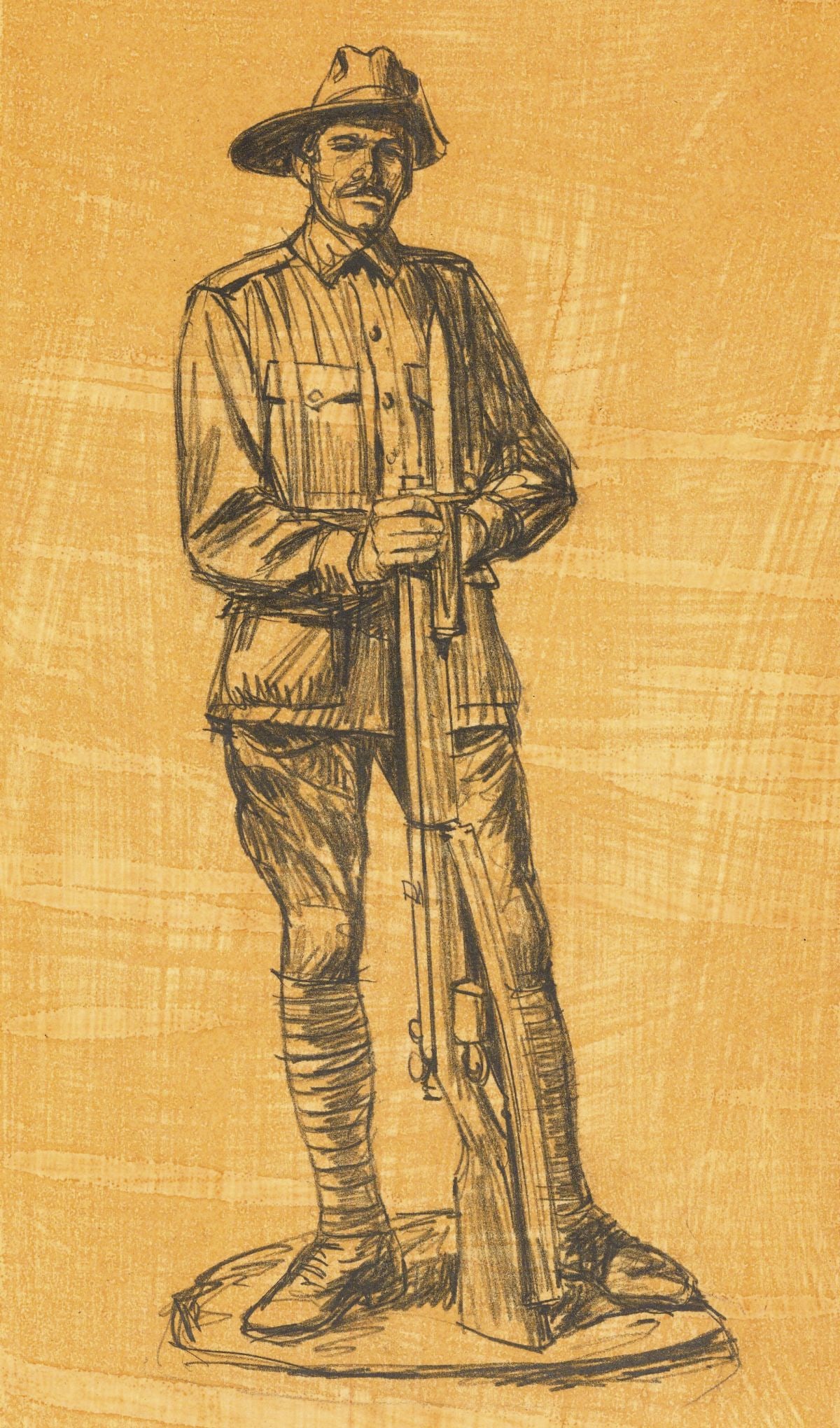 ATTR DePersico (PA,20C) graphite painting (1 of 12)