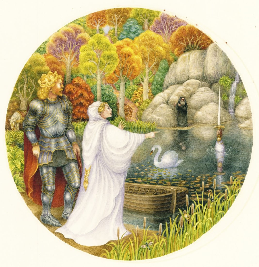 Pauline Ellison (UK,1946-?) watercolor painting (1 of 11)