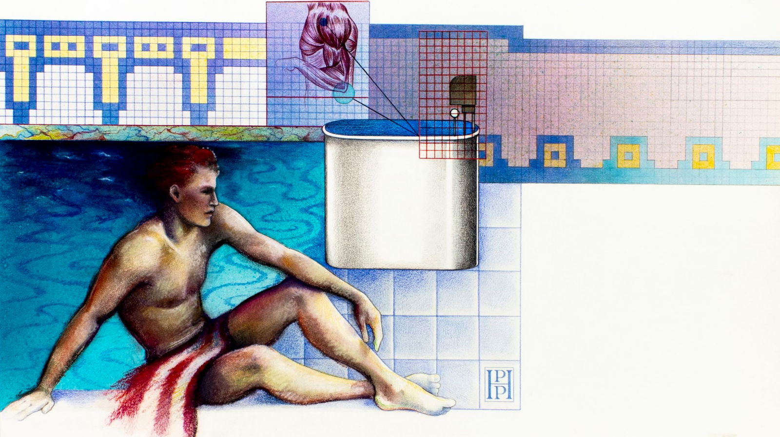 Pamela Higgins Patrick (US,20/21C) pastel painting (1 of 16)