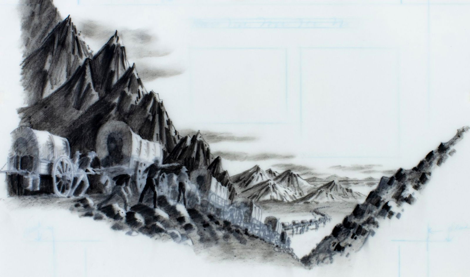 Vintage 20C American felt pen painting (1 of 15)