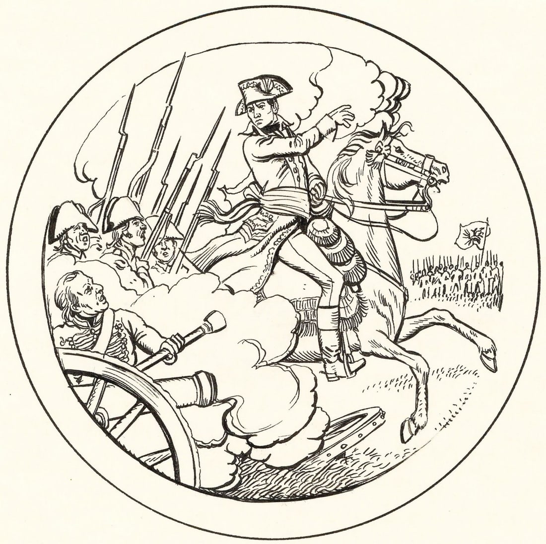 Gerry Embleton (UK,1941-?) ink painting (1 of 13)