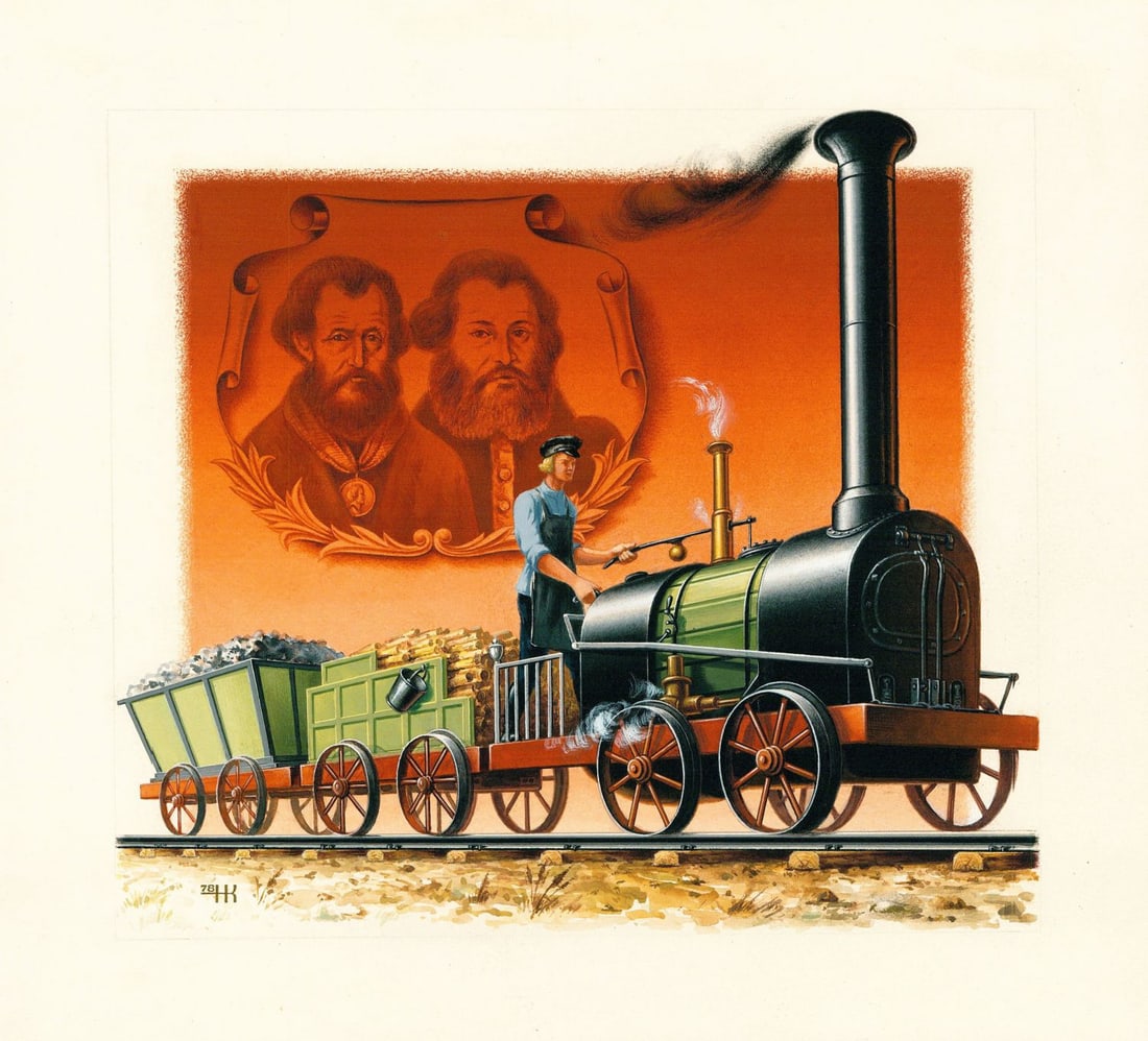 N Kolesnikov (Russia,20C) gouache painting (1 of 13)