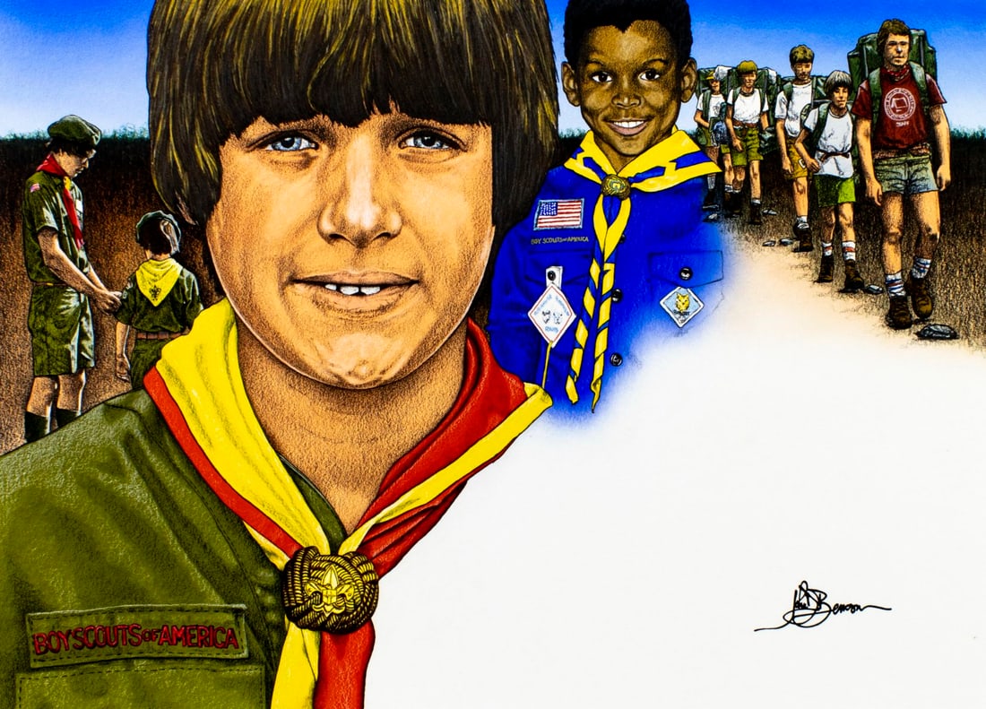 John D Benson (MD,b 1949) pastel painting (1 of 13)