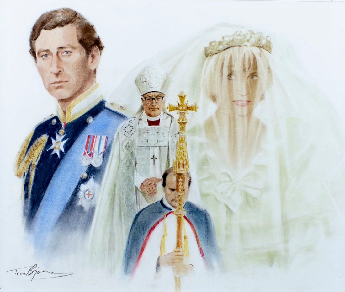 Tom Bjarnason (Canada,1925-2009) pastel painting (1 of 13)