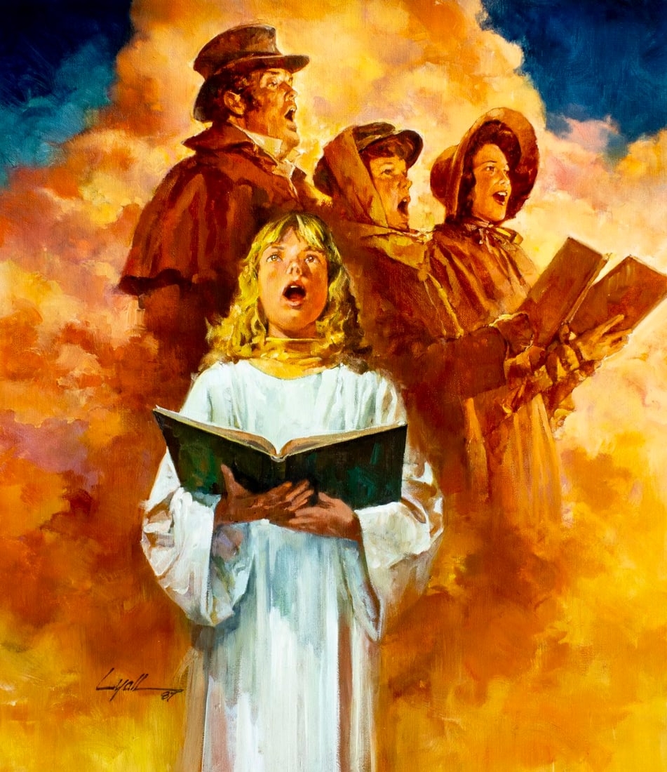 Dennis Lyall (TX,CT,1946-?) oil painting (1 of 13)