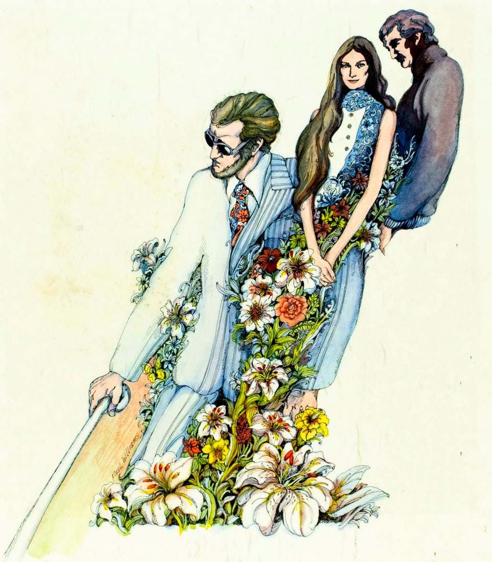 Paul Williams (US,20C) watercolor painting (1 of 12)