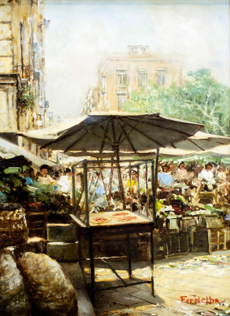 Fernando del Basso (Italy,1897-1971) oil painting (1 of 13)