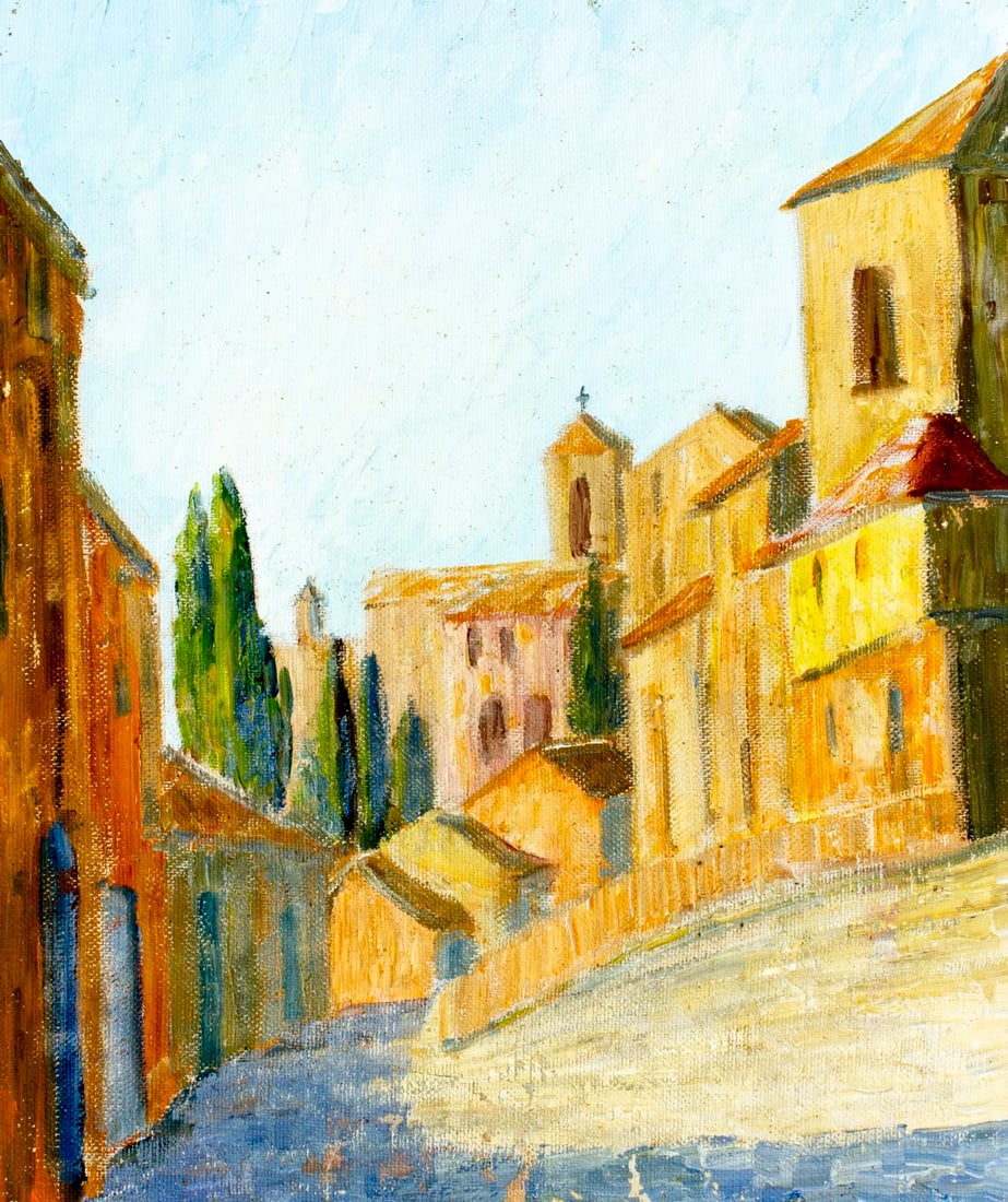 Hildegarde Hamilton (FL,VA,1898-1970) oil painting (1 of 12)