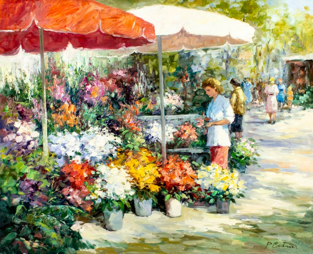 P Betrin (Europe,20C) oil painting (1 of 13)