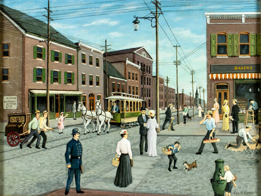 Joseph Koerber (MD,mid 20C) oil painting (1 of 14)