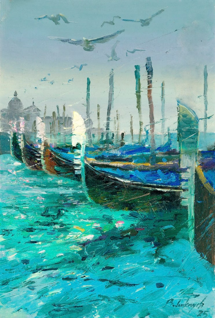 Volodymyr Budenkevych (Ukraine,20/21C) oil painting (1 of 12)