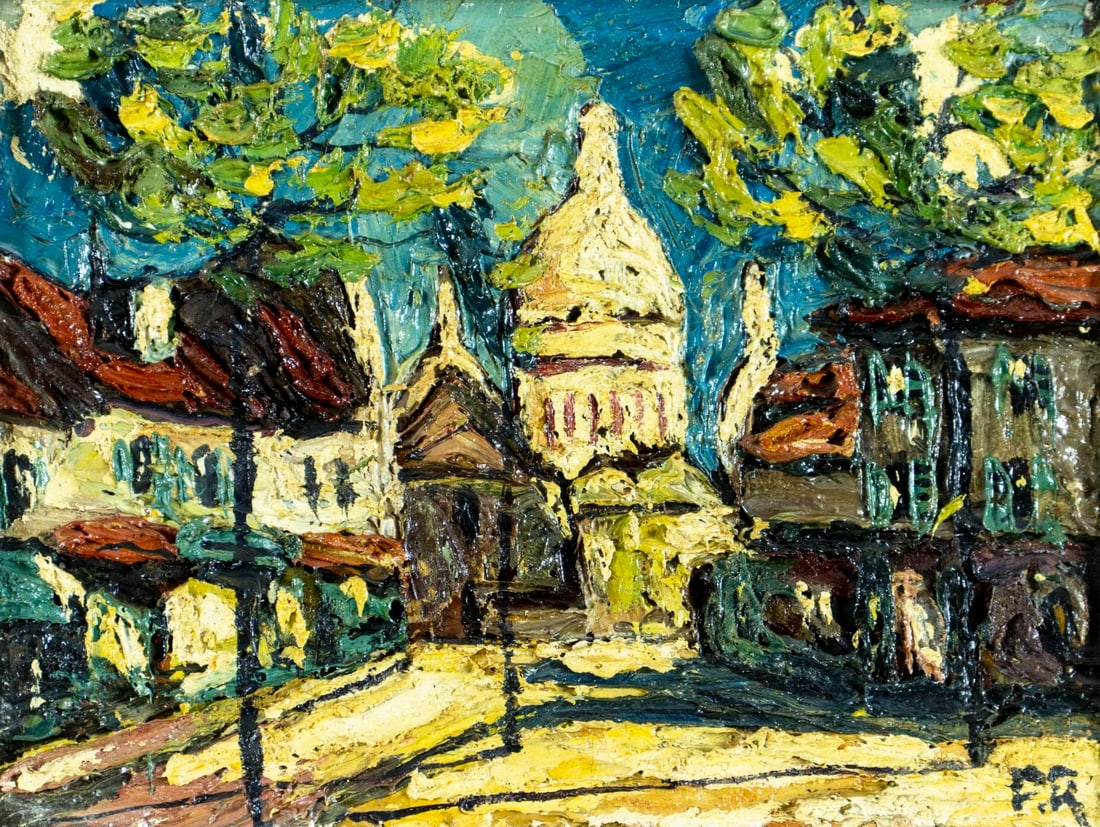 Preben Rasmussen (Denmark,France,1919-1970) oil painting (1 of 13)