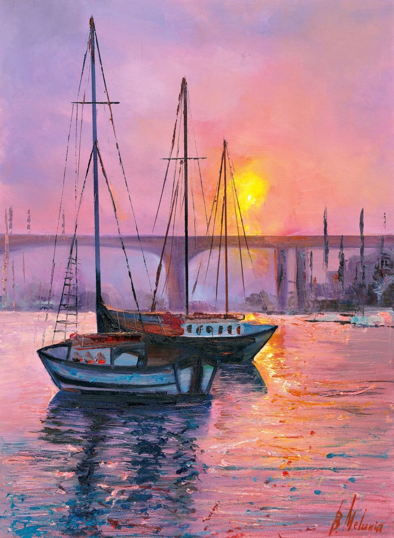 Melania Balanyuk (Ukraine,20/21C) oil painting (1 of 12)