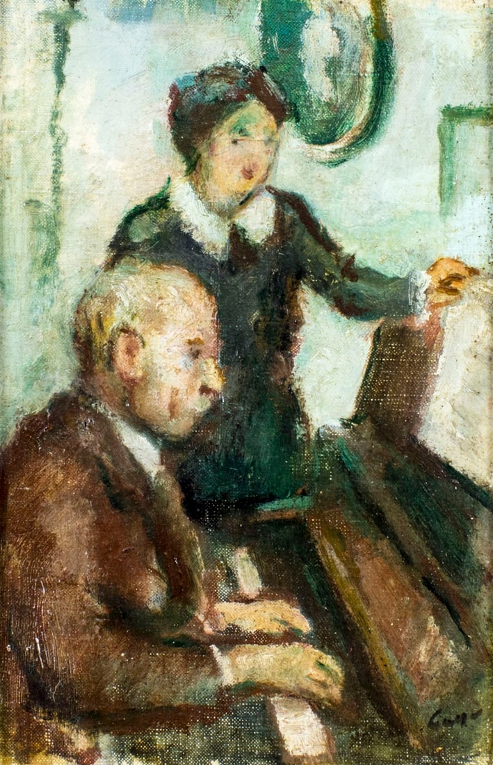 Bernard Gussow (NY,NJ,Russia,1881-1957) oil painting (1 of 11)