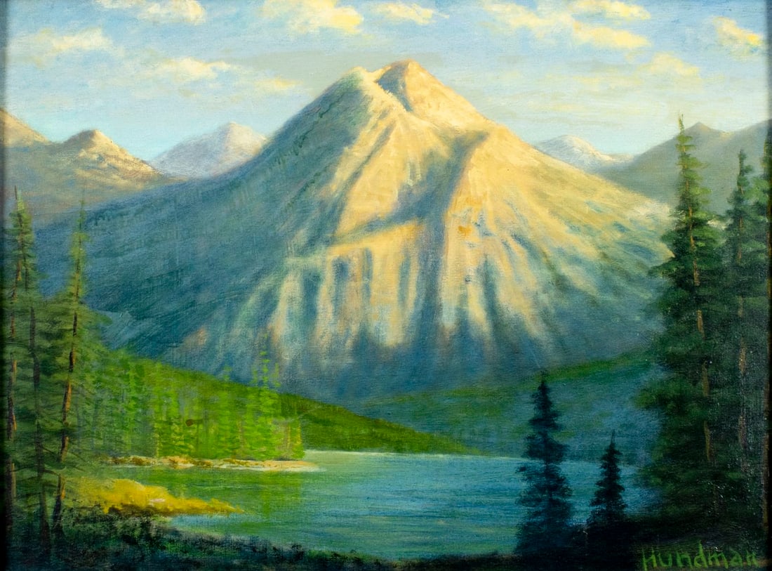 Hundman (US,20C) oil painting (1 of 12)