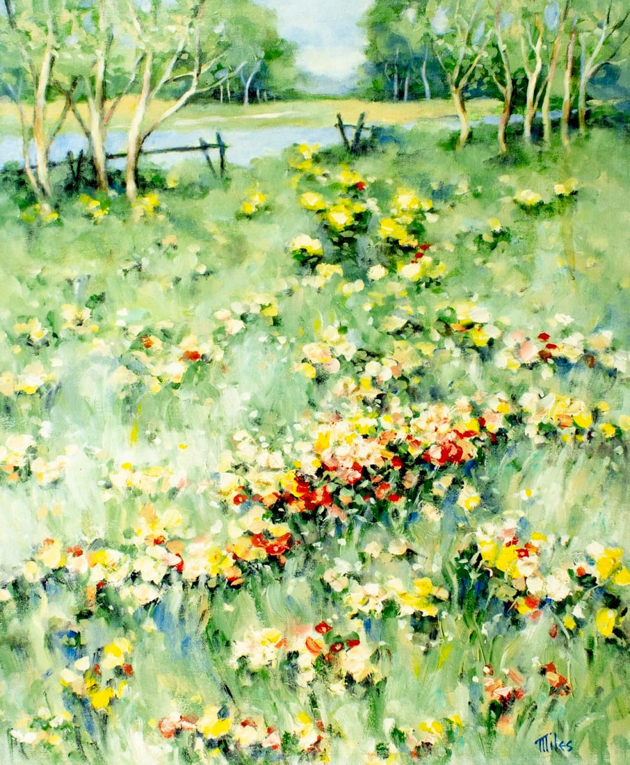 Matthew Miles (NY,1924-?) oil painting (1 of 13)