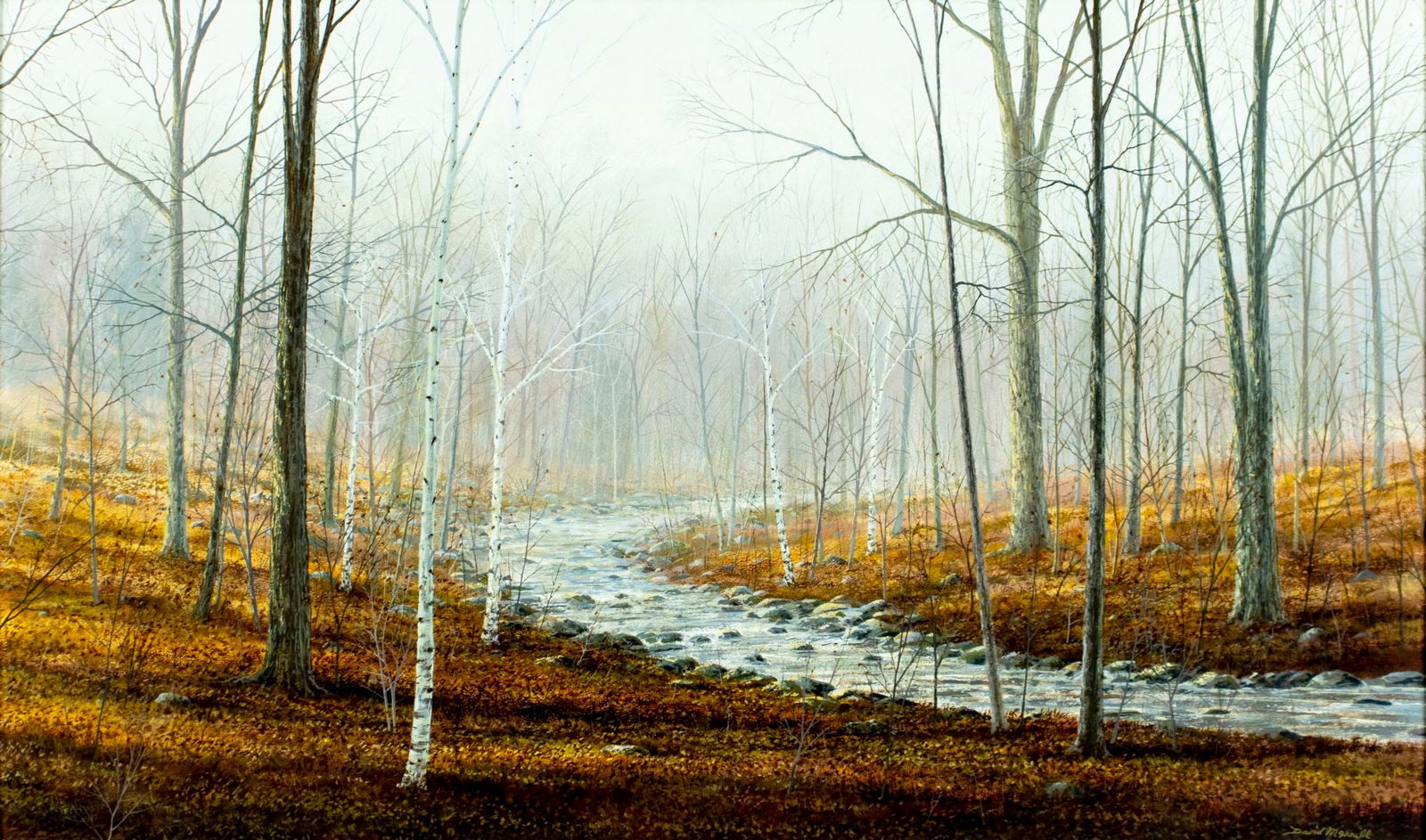 David Kenneth Merrill (ME,CT,1935-?) oil painting (1 of 13)