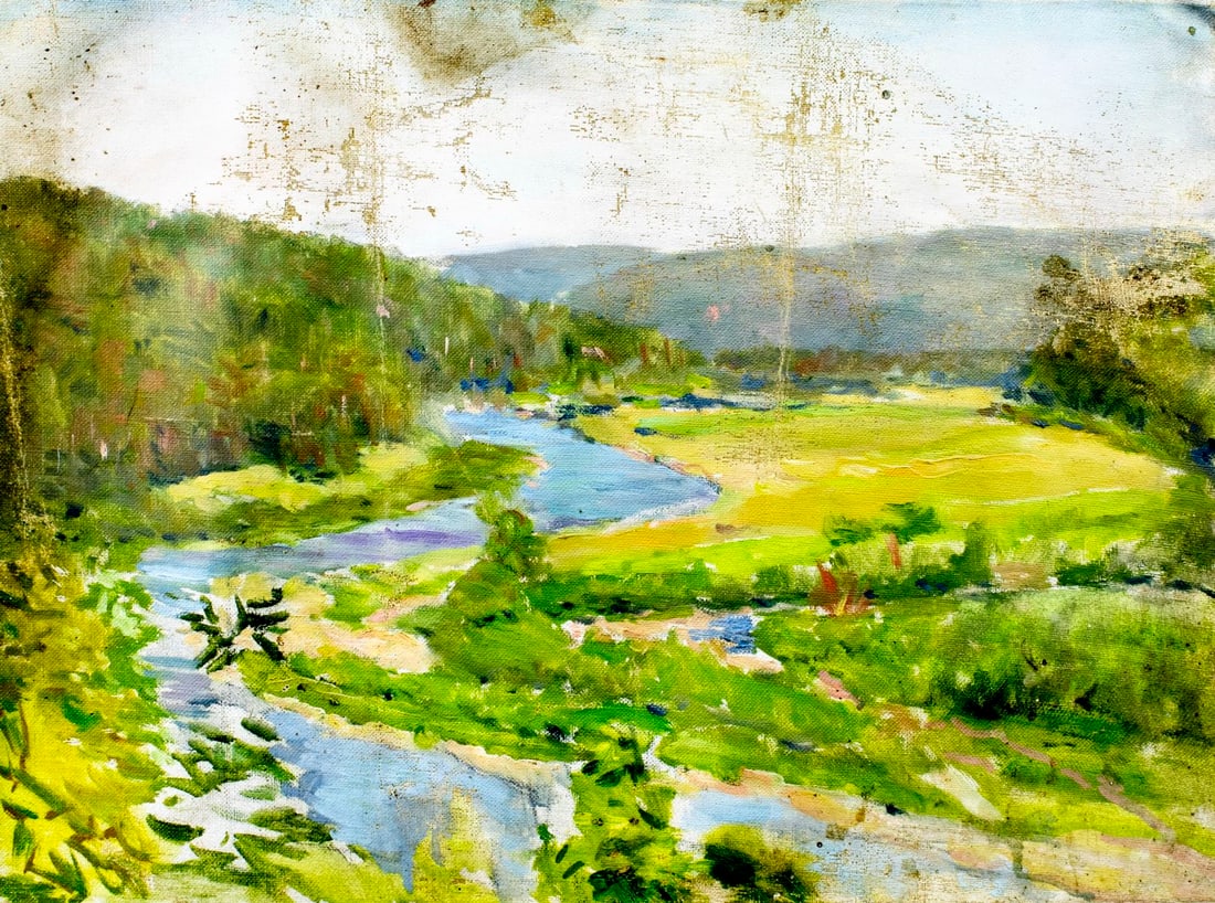 Helen DuMond (NY,CA,OR,1872-1968) oil painting (1 of 12)