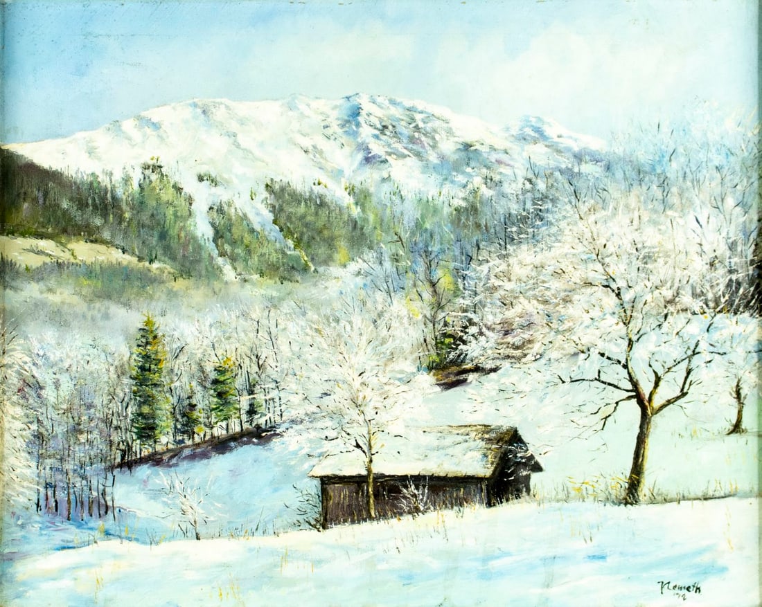 Nemeth (Hungary,20C) oil painting (1 of 12)