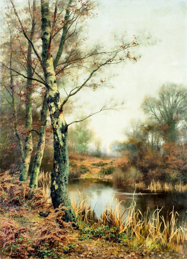 Walter Boodle (UK,1859-1914) oil painting antique (1 of 15)