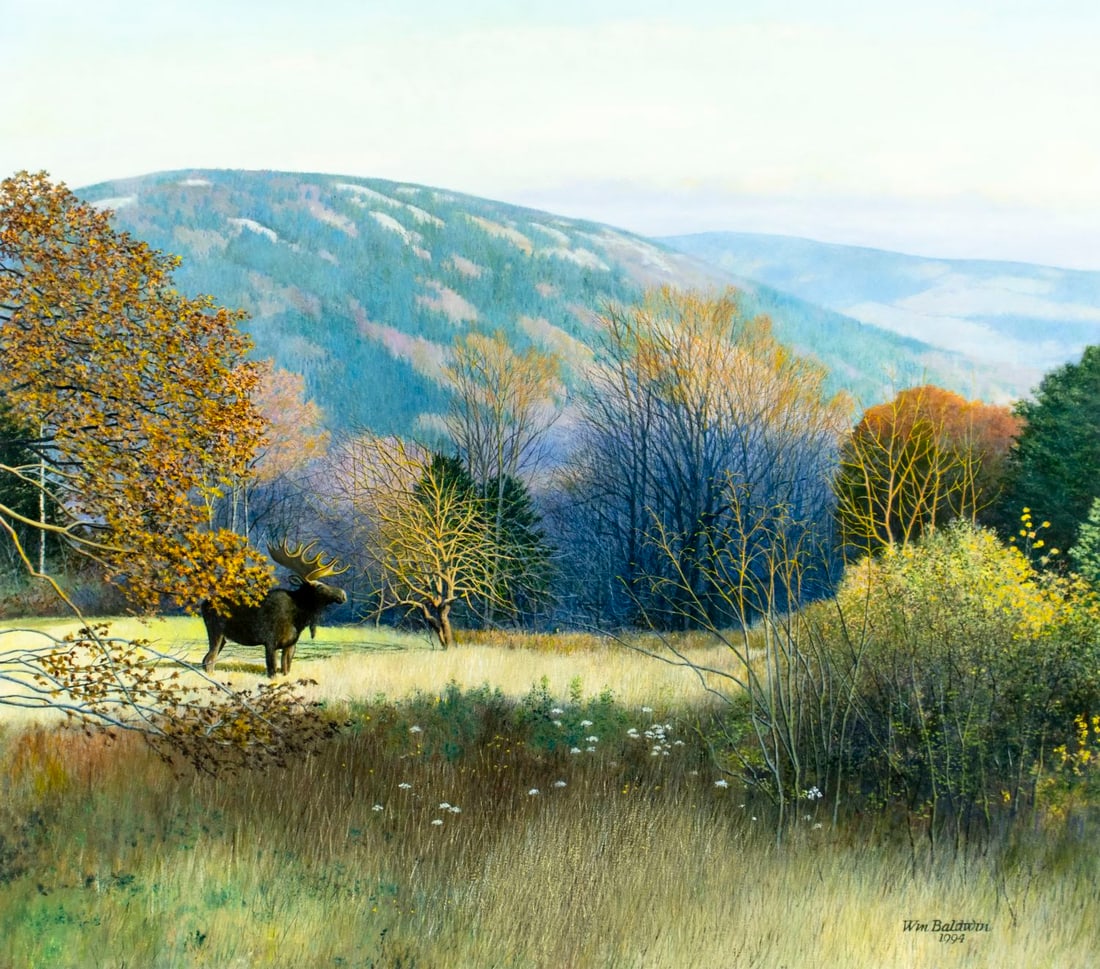 William Baldwin (ME,20/21C) oil painting (1 of 13)