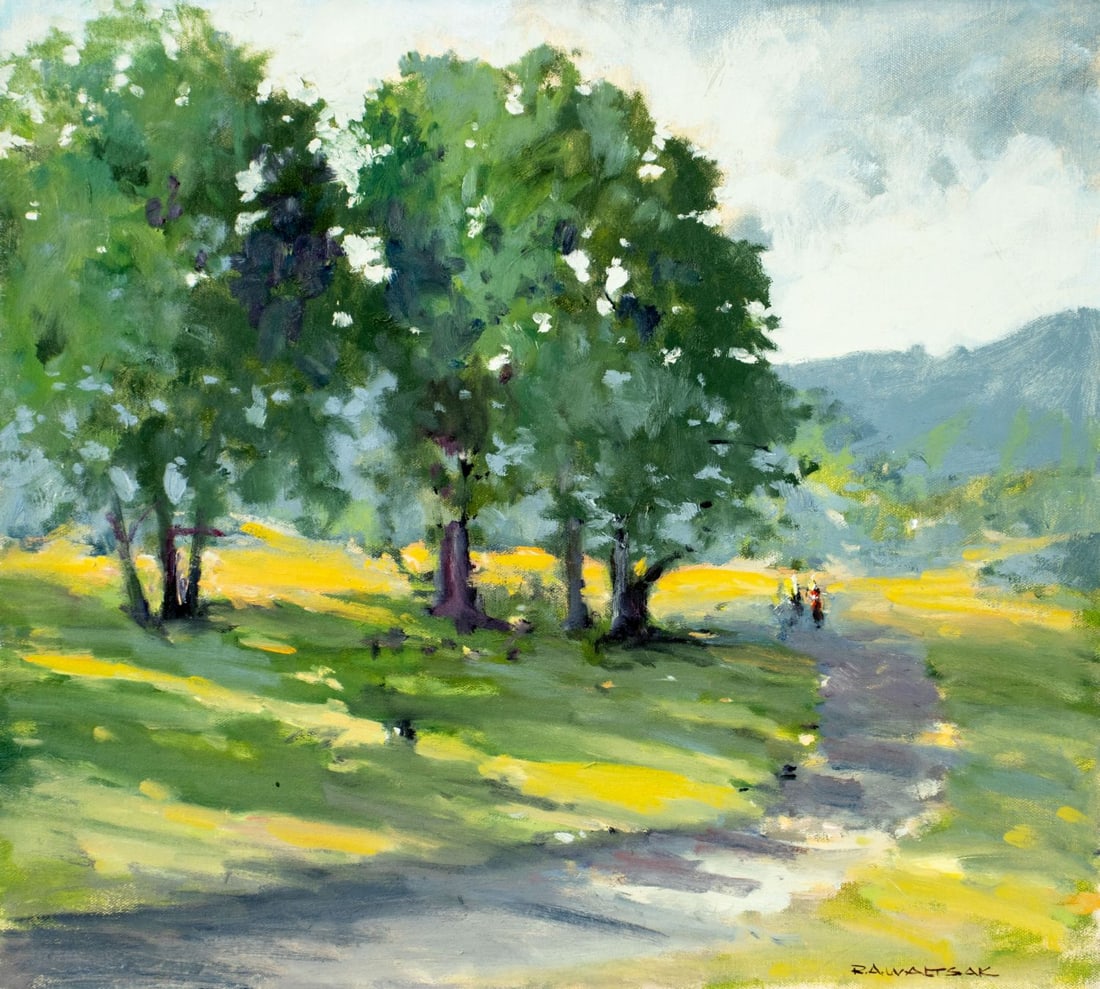 Robert Waltsak (NJ,b 1944) oil painting (1 of 12)