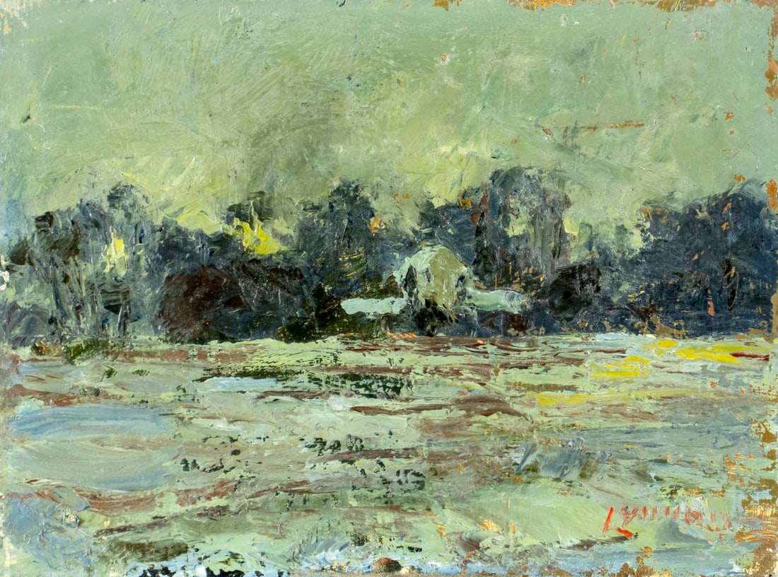 Bernard Lennon (NY,CT,1914-1992) oil painting (1 of 12)