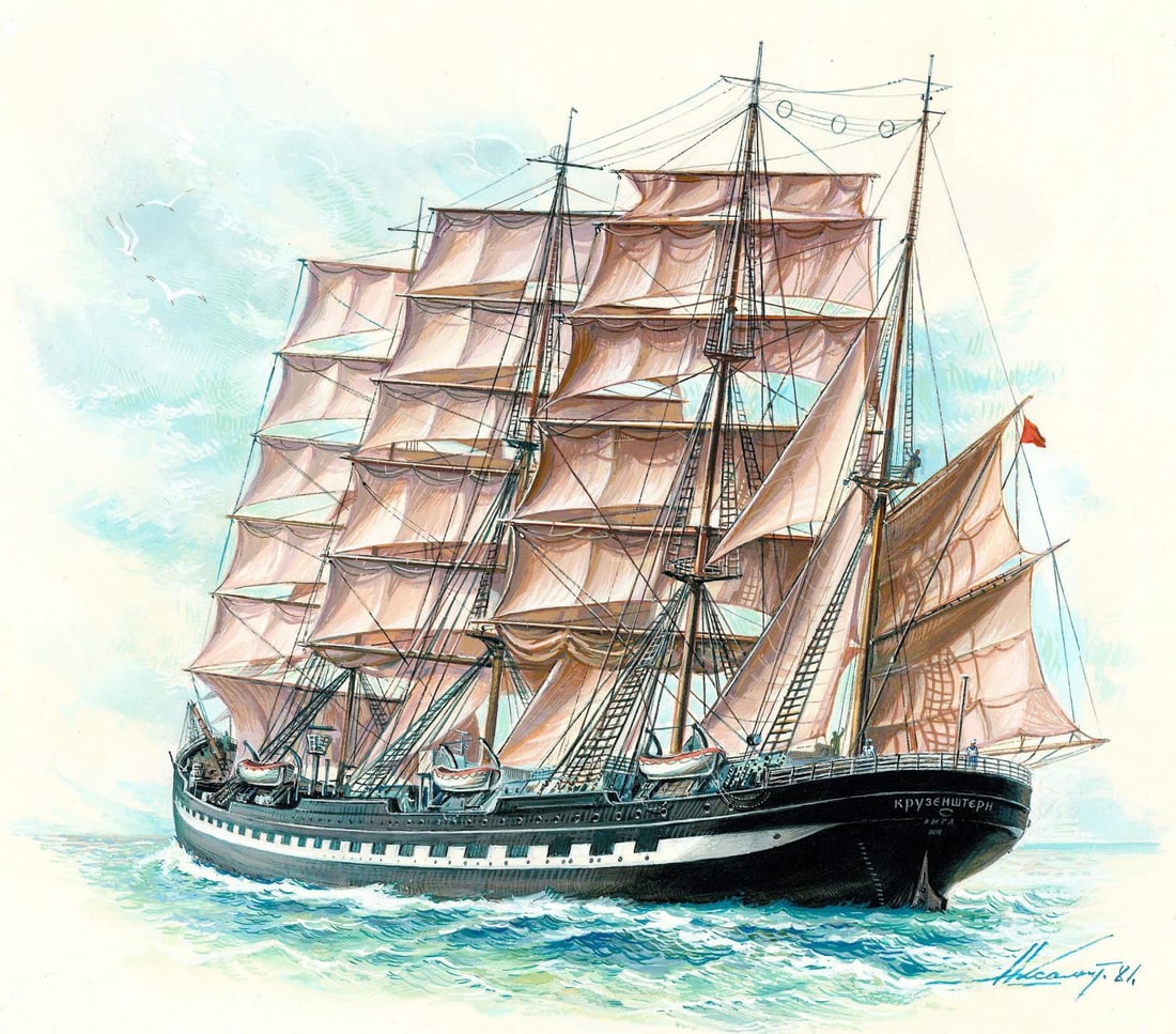 Anatoly Aksamit (Russia,1923-?) gouache painting (1 of 13)