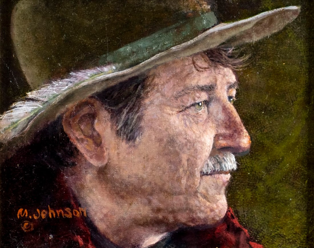 M Johnson (US,20C) oil painting (1 of 12)