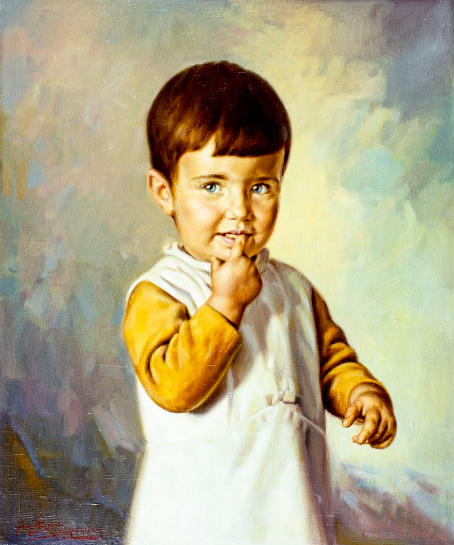 Jose Fuentes de Salamanca (Spain,1934-?) oil painting (1 of 13)