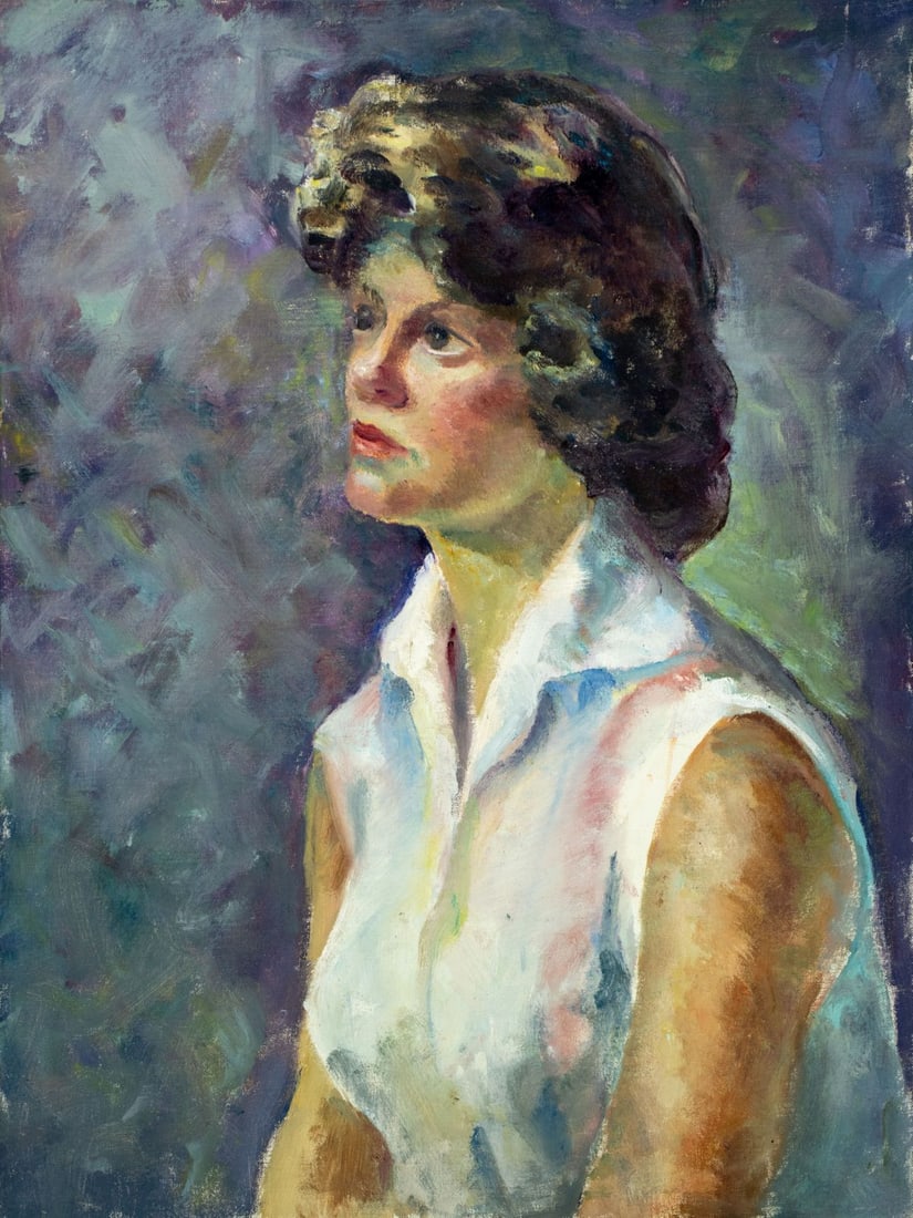 Vintage mid 20C New Jersey oil painting (1 of 11)