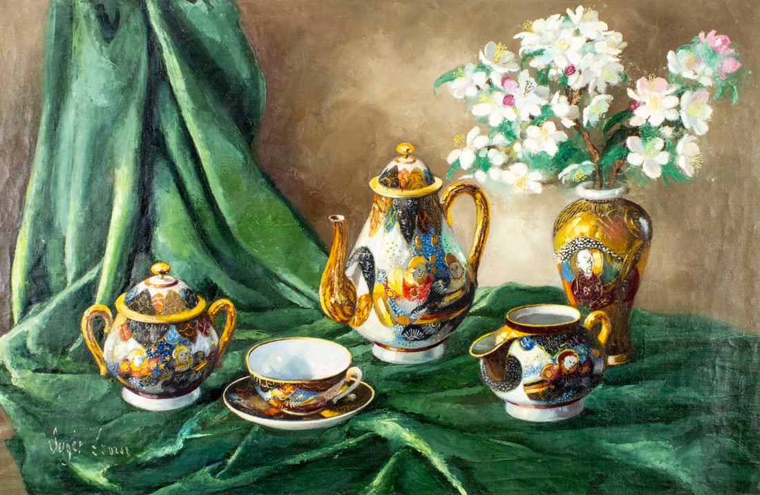 Zsuzsanna Suger (Hungary,1939-?) oil painting (1 of 13)