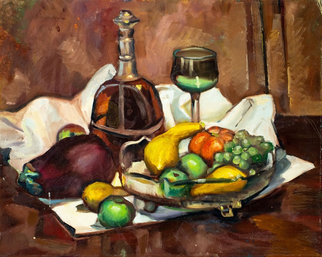 John Moore (US,mid 20C) oil painting (1 of 13)