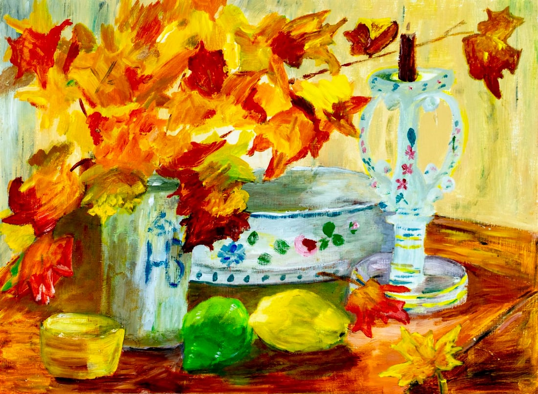 Vintage 20C American oil painting (1 of 11)