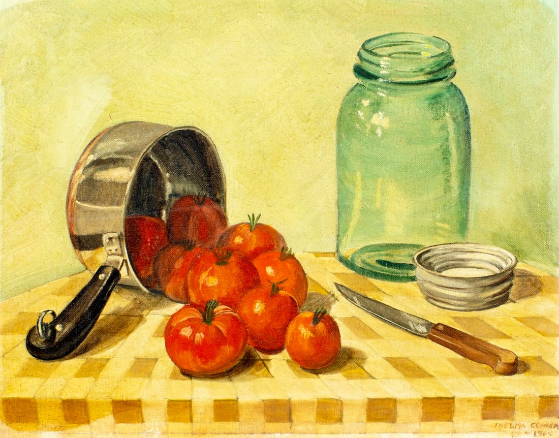 Thelma Confer (IN,1924-2013) oil painting (1 of 13)