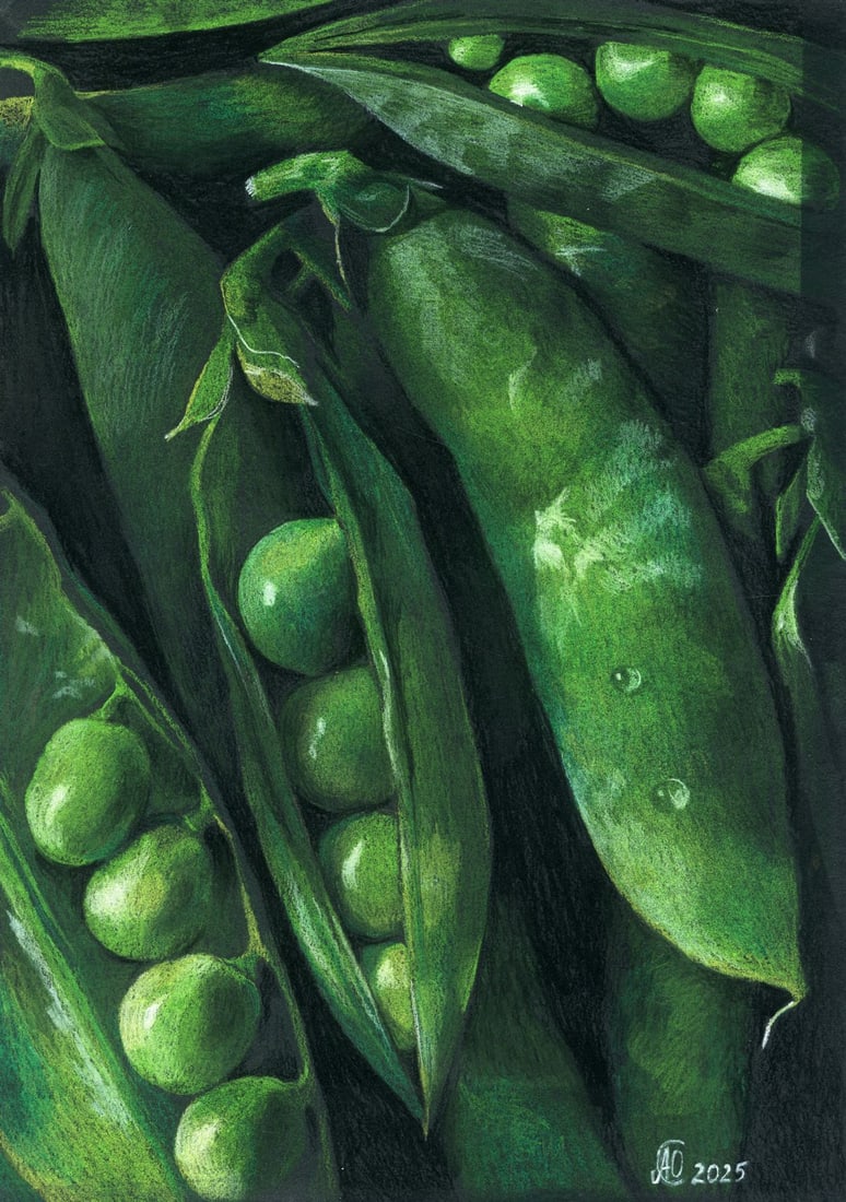 Julia Abramova (Ukraine,20/21C) pastel painting (1 of 12)