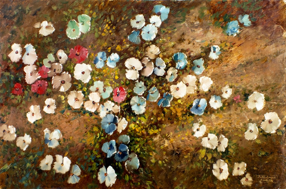 B Selbertinger (German,20C) oil painting (1 of 13)