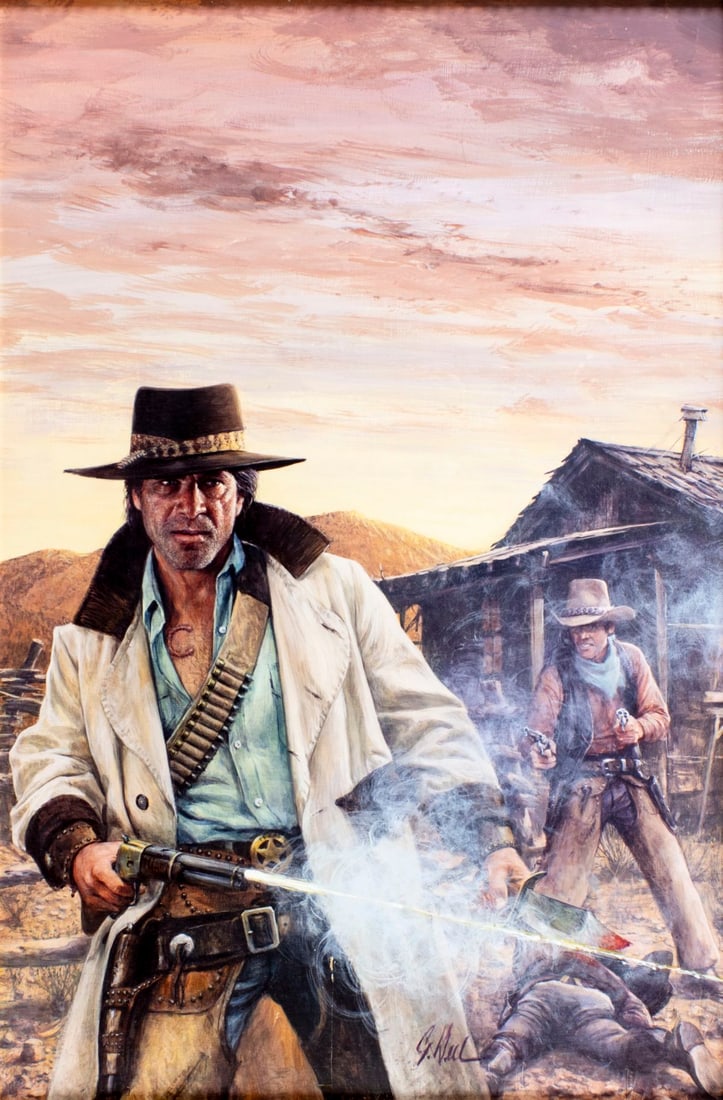 Guy Deel (CA,TX,1933-2005) oil painting (1 of 16)