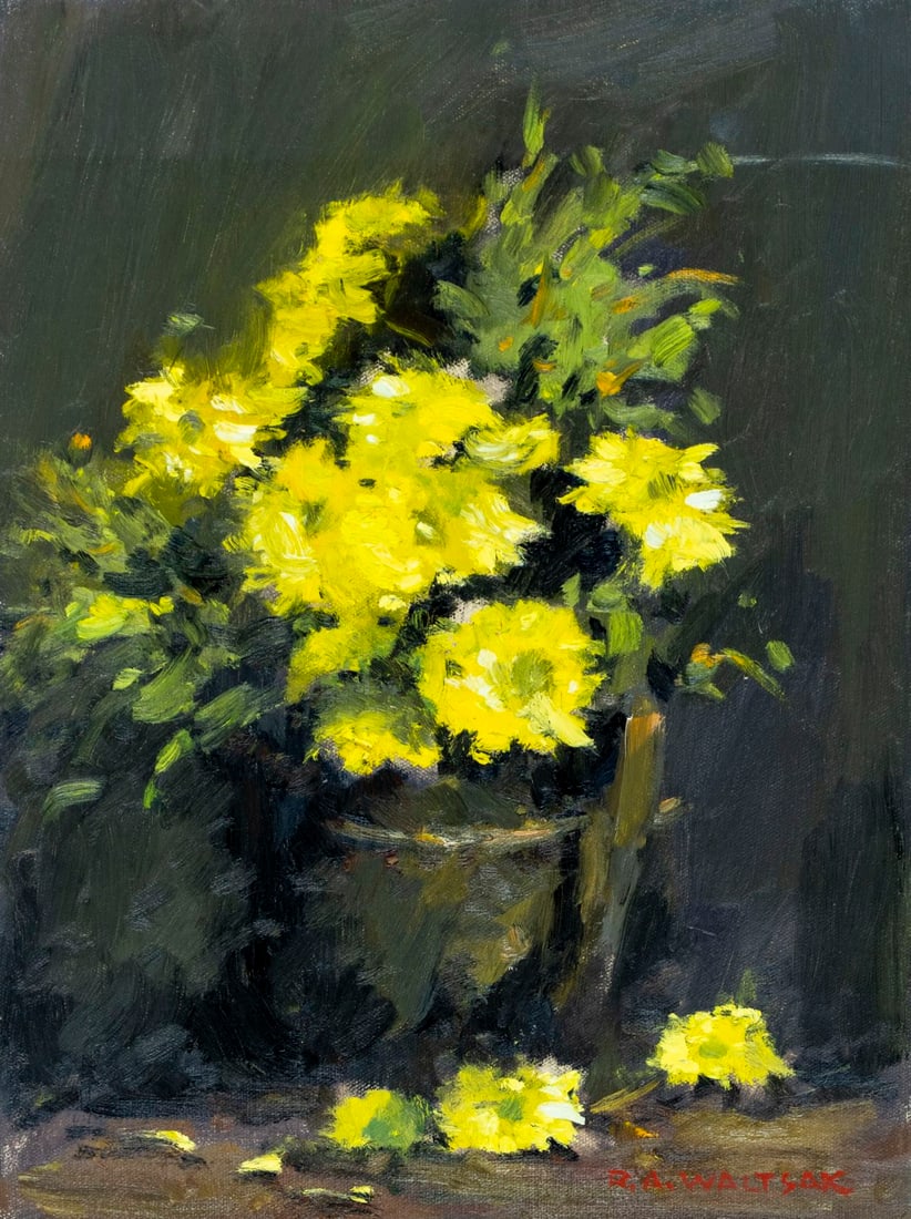 Robert Waltsak (NJ,b 1944) oil painting (1 of 13)