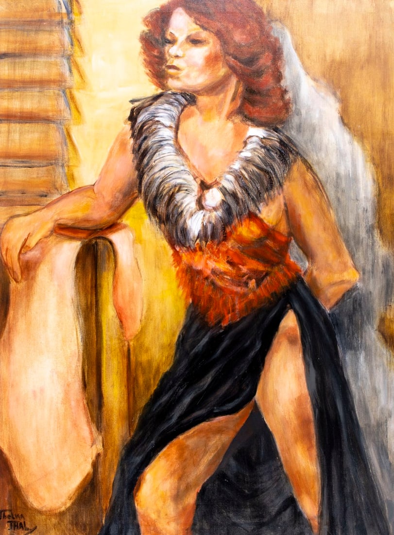 Thelma Thal (NY,1903-2001) oil painting (1 of 14)