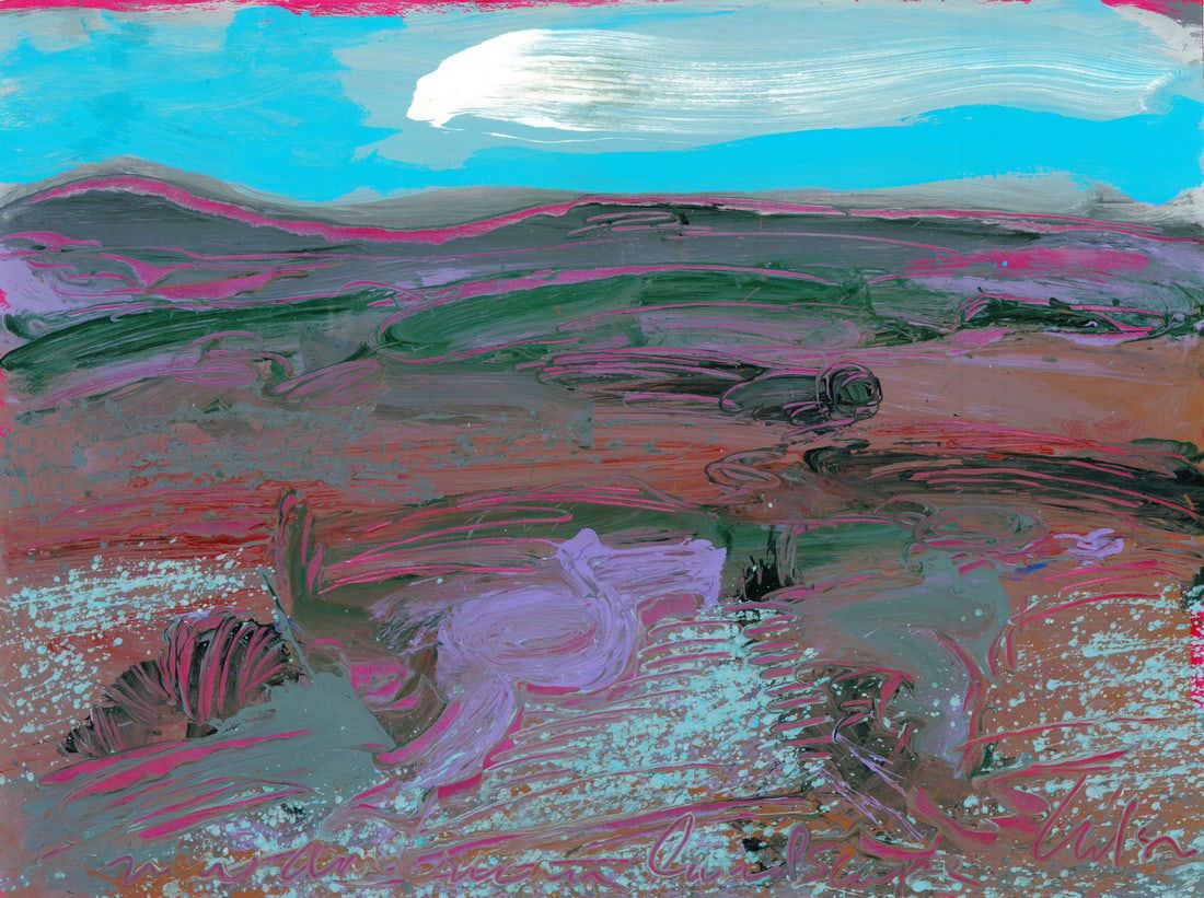 Harry Hilson (US,1935-2004) acrylic painting (1 of 10)