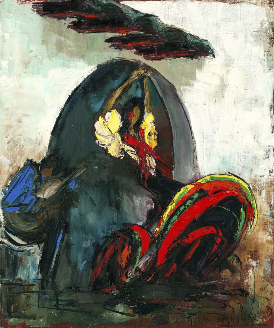 Roger Vandenbulcke (French,Belgian,1921-?) oil painting (1 of 13)