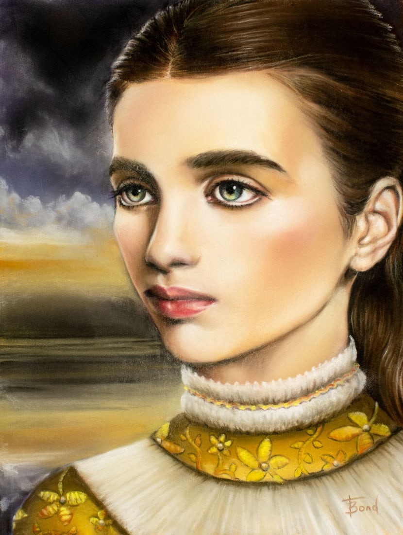 Tanya Bond (Irish,20/21C) pastel painting (1 of 12)