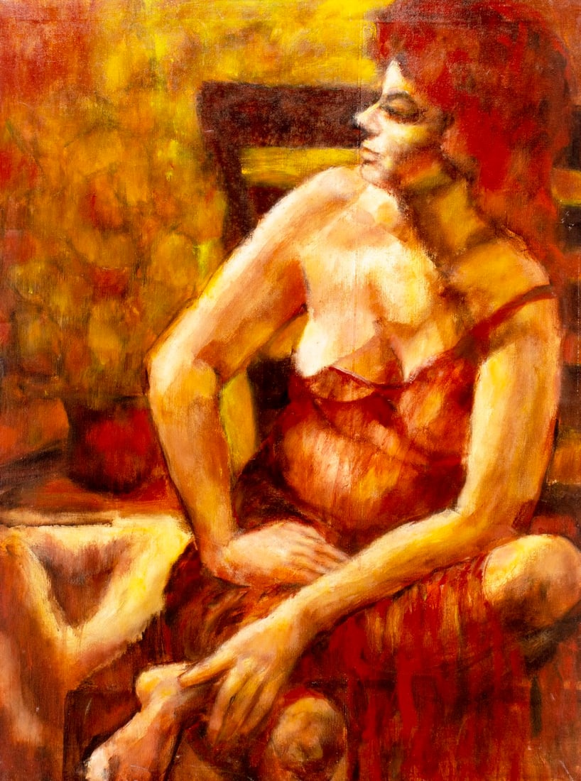 Thelma Thal (NY,1903-2001) oil painting (1 of 13)