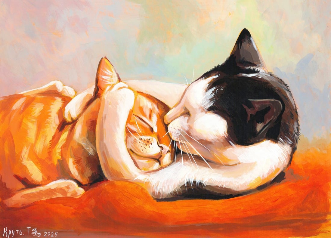 Tatiana Krut (Ukraine,20/21C) acrylic painting (1 of 12)