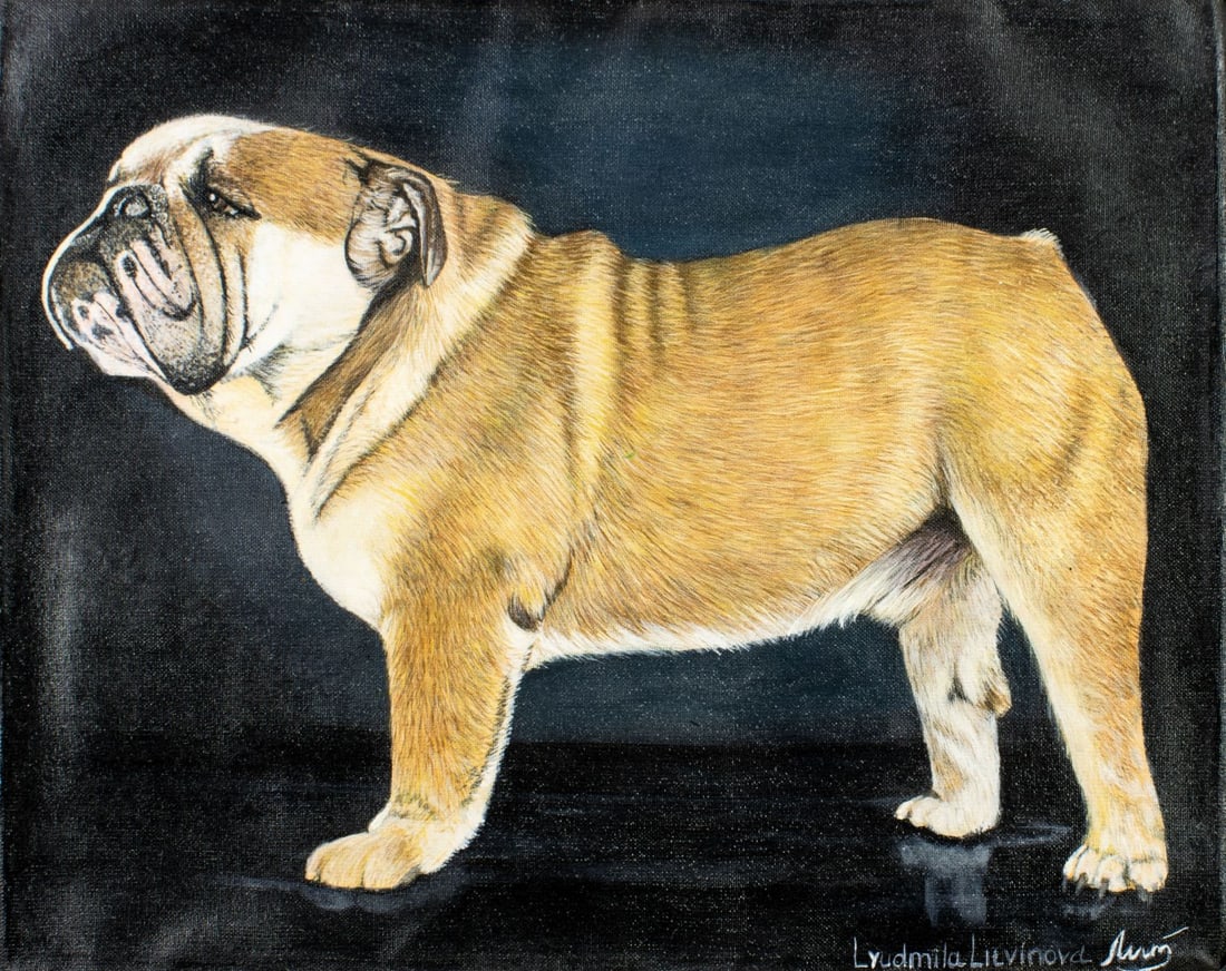 Lyudmila Litvinova (Russia,b 1991) acrylic painting (1 of 13)