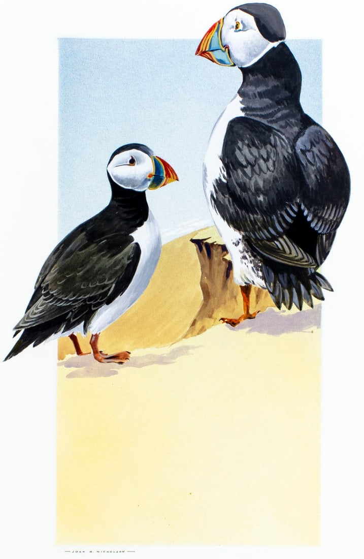 John Hobson Nicholson (UK,1911-1988) watercolor painting (1 of 13)